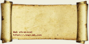 Jovana Galjković vizit kartica